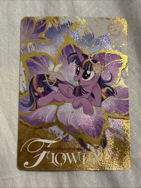 Twilight sparkle SGR flower card